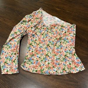 Zara One Sleeve Top. Size M